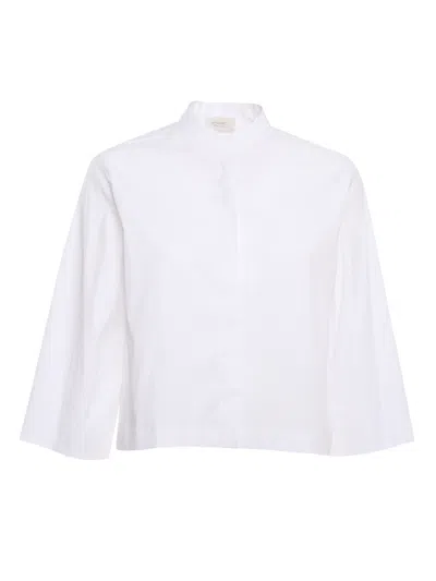 Mazzarelli Long-sleeved Shirt In White