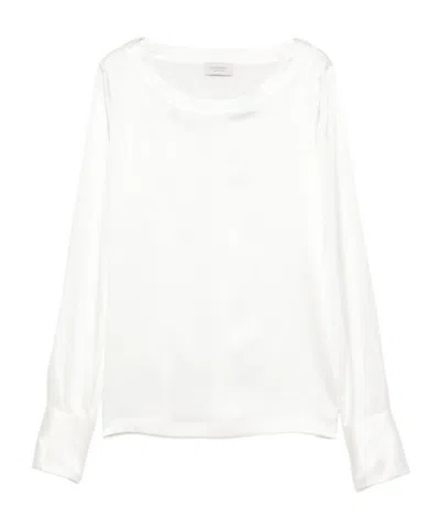 Mazzarelli Long-sleeved T-shirt In White