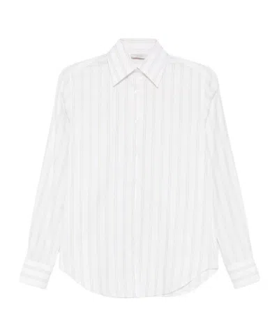 Mazzarelli Long-sleeved Shirt In White