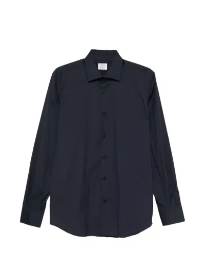 Mazzarelli Long-sleeves Shirt In Blue