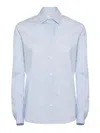 Mazzarelli Mari B Cotton Shirt In Blue