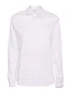 Mazzarelli Camicia In Cotone E Seta Mod In White