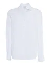 Mazzarelli Poplin Long-sleeved Shirt In White