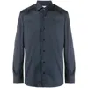 Mazzarelli Plain Buttoned Shirt In Blue