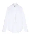 Mazzarelli Poplin Long-sleeved Shirt In White