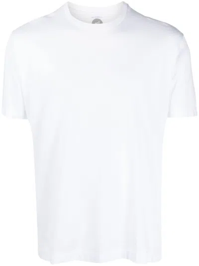 Mazzarelli Round-neck Short-sleeve T-shirt In White