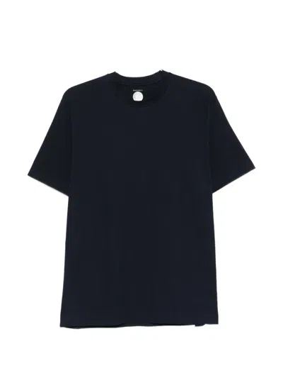 Mazzarelli Round-neck T-shirt In Black
