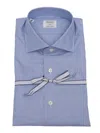 Mazzarelli Light Blue Shirt In Blue