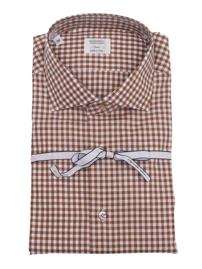 Mazzarelli Shirt In Brown