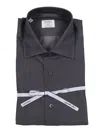 Mazzarelli Twill Slim Fit Shirt In Gray