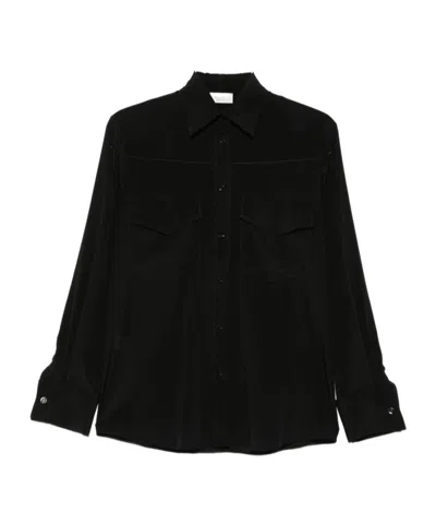 Mazzarelli Patch-pocket Shirt In Black