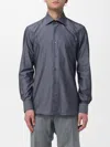 Mazzarelli Shirt  Men Color Grey In Blue