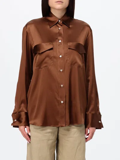 Mazzarelli Shirt Woman In Brown