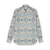 Mazzarelli Floral-print Cotton Shirt
