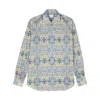 Mazzarelli Floral-print Cotton Shirt