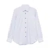 Mazzarelli Cotton Shirts In Blue