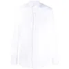 Mazzarelli Lapel Long Sleeve Shirt In White