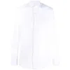 Mazzarelli Lapel Long Sleeve Shirt In White