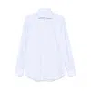 Mazzarelli Lapel Long Sleeve Shirt In Blue