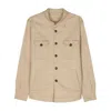 Mazzarelli Cotton Shirts In Beige