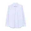 Mazzarelli Cotton Shirts In Blue