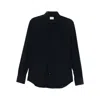 Mazzarelli Button-down Long-sleeved Shirt In Blue
