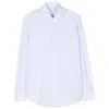 Mazzarelli Long-sleeve Cotton Shirt In White