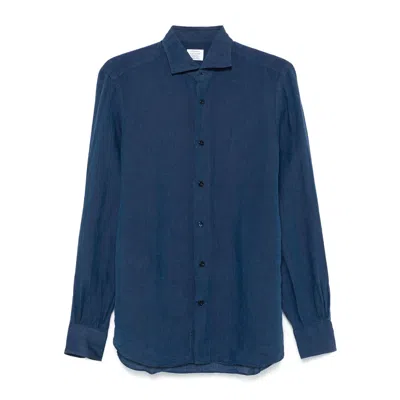 MAZZARELLI SHIRTS BLUE