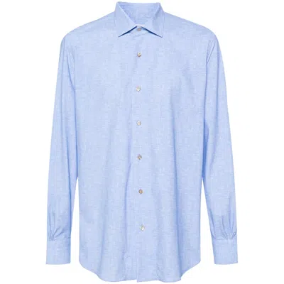 Mazzarelli Shirts Blue