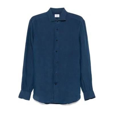 MAZZARELLI SHIRTS BLUE