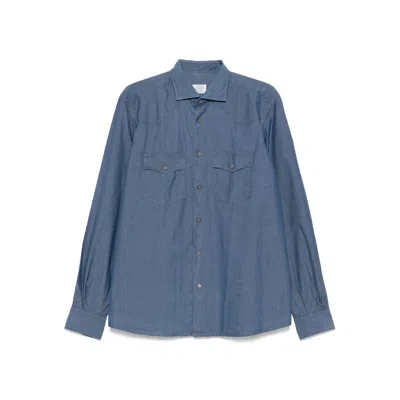 MAZZARELLI SHIRTS BLUE