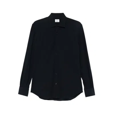 Mazzarelli Shirts Blue In Black
