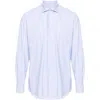 Mazzarelli Lapel Long Sleeve Shirt In White
