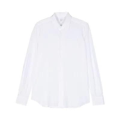 Mazzarelli Man Shirt White Size 17 ½ Cotton