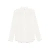 Mazzarelli Lapel Long Sleeve Shirt In White