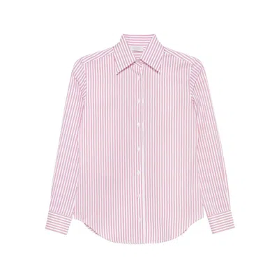 Mazzarelli Shirts White, Red In Pink