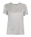 Mazzarelli Short-sleeved T-shirt In Silver