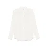 Mazzarelli Lapel Long Sleeve Shirt In White