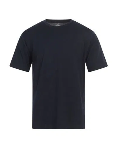 Mazzarelli Sins Man T-shirt Navy Size Xxl Cotton, Lyocell