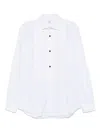 Mazzarelli Smocking Shirt In White