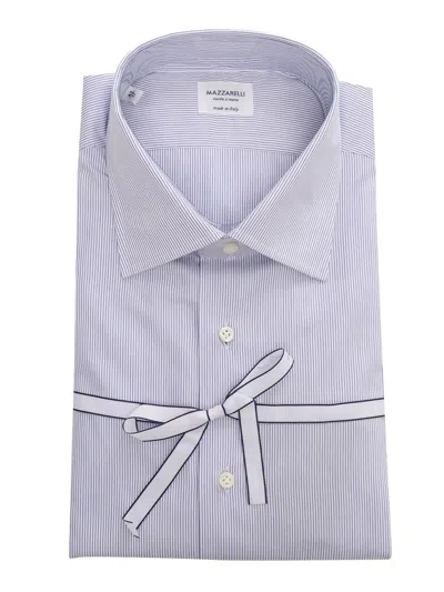MAZZARELLI STRIPED COTTON SHIRT