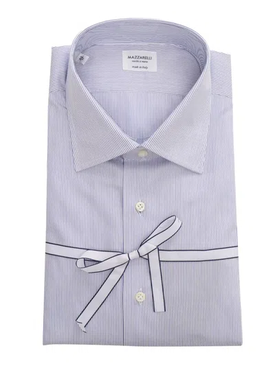 MAZZARELLI STRIPED COTTON SHIRT