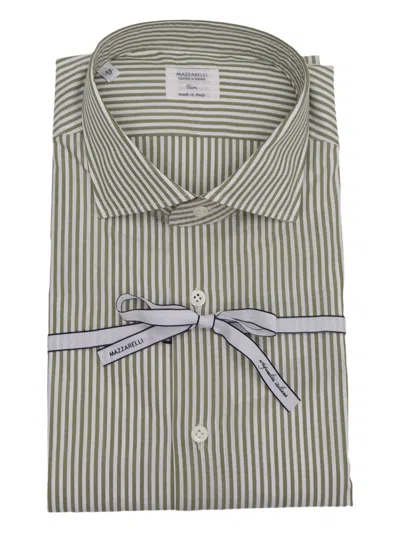 MAZZARELLI STRIPED COTTON SHIRT
