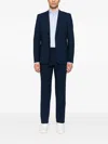 Mazzarelli Striped-pattern Shirt In Blue