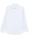 Mazzarelli White Shirts In 蓝色