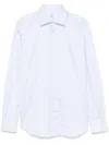 Mazzarelli White Shirts In Blue