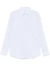 Mazzarelli White Shirts In Blue