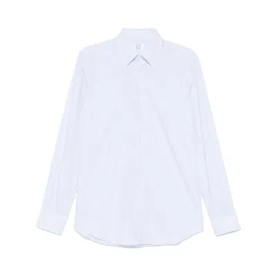 Mazzarelli Striped Shirt In White