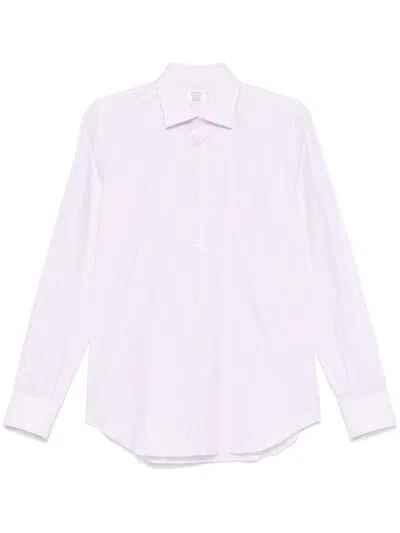 Mazzarelli Striped Shirt In Pink