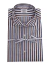 Mazzarelli Striped Shirt In White